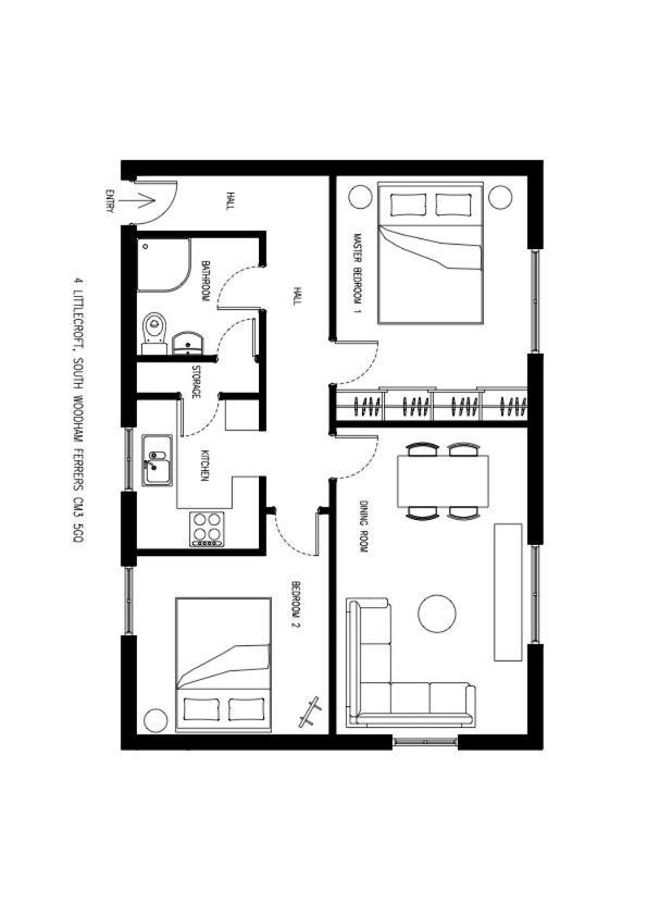 Lovely 2 Bed Flat Close To South Woodham Ferrers Station 아파트 외부 사진